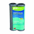 Filtrete Filtrete FILTRETE-3WH-STDCW-F02 10 x 2.5 in. Replacement Water Filter Cartridges - Pack of 2 FILTRETE-3WH-STDCW-F02